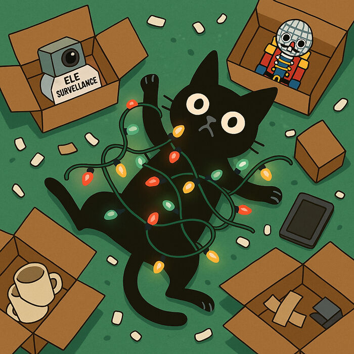 My Cozy Cat World Turned Into A Christmas Special