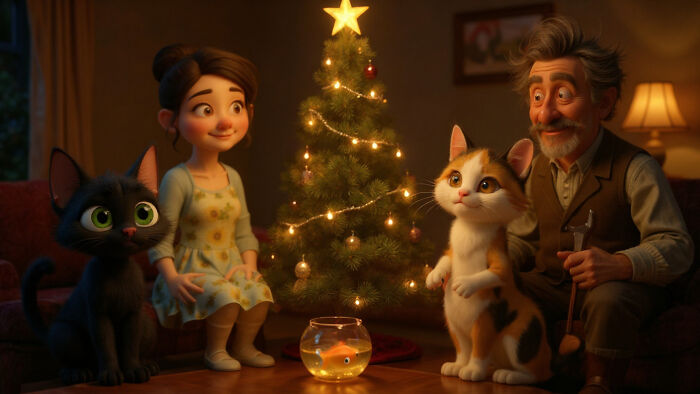 My Cozy Cat World Turned Into A Christmas Special