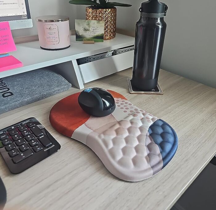  Developing A Repetitive Strain Injury From Aggressively Clicking "Delete" On Company-Wide Emails Is Less Likely When The Ergonomic Mouse Pad Cradles Your Overworked Wrist