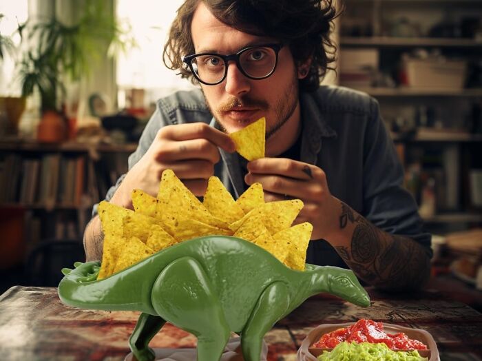 Your Nachos Will Get The Prehistoric Treatment With This Nachosaurus 
