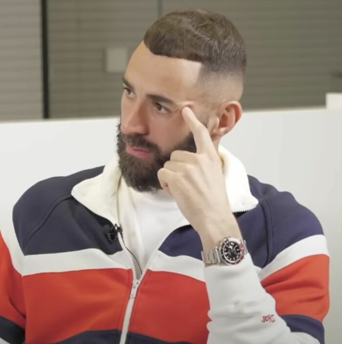 Footballer Karim Benzema, 38