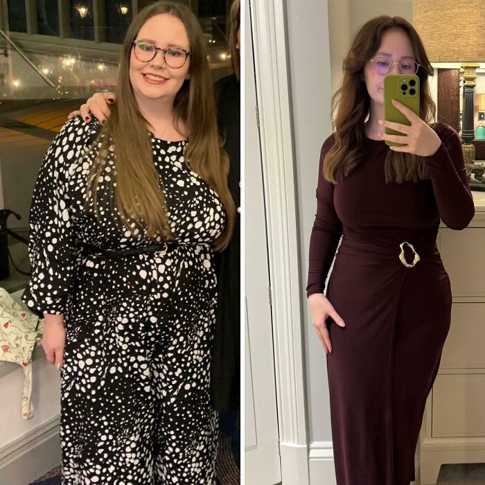 Before and after photos showing a holiday moment transformation capturing warmth and joy to melt even the Grinchiest heart.