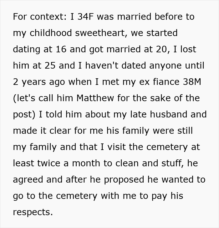 Text excerpt from a personal story discussing a breaking up ultimatum over ring and family respect boundaries. Text excerpt from a personal story discussing a breaking up ultimatum over ring and family respect boundaries.
