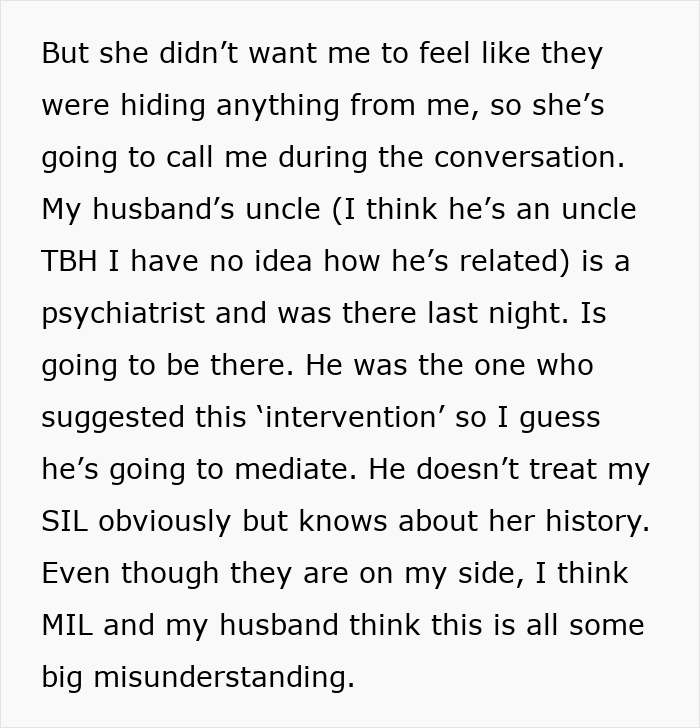 Text excerpt from a family intervention revealing the uncomfortable truth behind a woman's obsession with her brother. Text excerpt from a family intervention revealing the uncomfortable truth behind a woman's obsession with her brother.