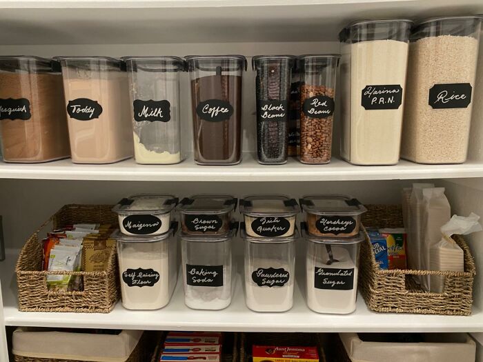  Pouring Your Discount Cereal Into The Rubbermaid Pantry Food Storage Containers Is The Easiest Way To Trick People Into Thinking You Have A Curated Kitchen Aesthetic Instead Of A Cupboard Full Of Stale Chip Bags