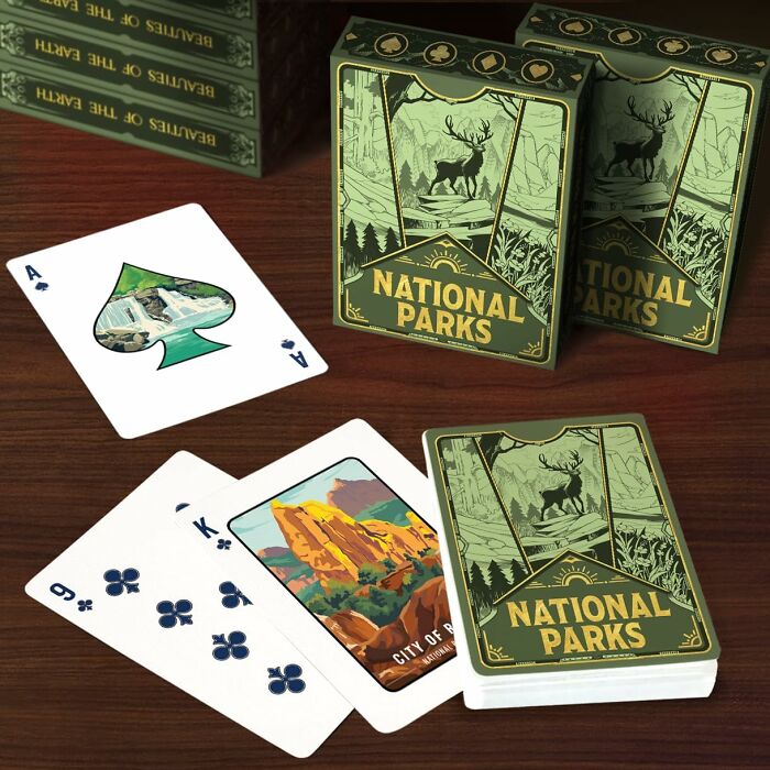 A Deck Of National Park Playing Cards Will Make Your Weekly, Soul-Crushing Game Of Poker Feel Less Like A Desperate Cry For Help And More Like A Scenic, Educational Journey Through America's Greatest Natural Treasures