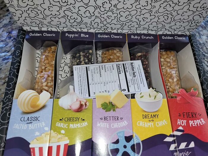 Your Movie Night's Snack Game Is About To Get A Major Promotion From "Sad, Burnt Microwave Bag" To "Bougie Cinematic Experience" With A Gourmet Popcorn Set 