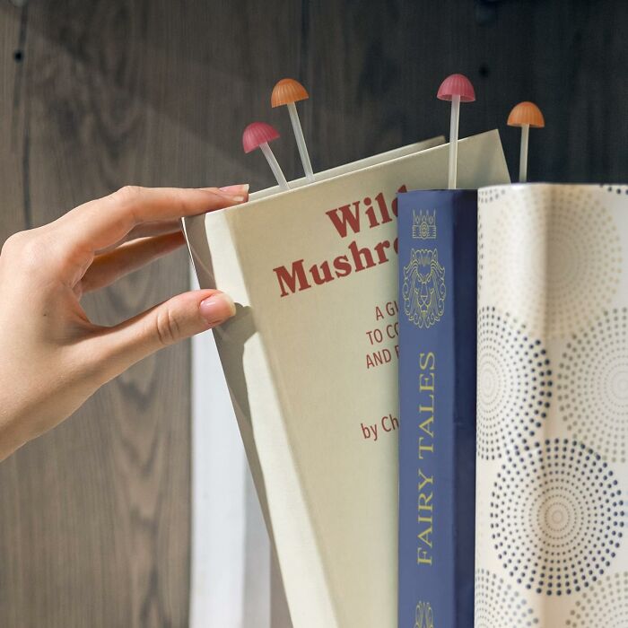 If Your Books Are Just Going To Stand On The Shelf, At Least Let Them Look Cute With Some Sprouting Bookmarks 