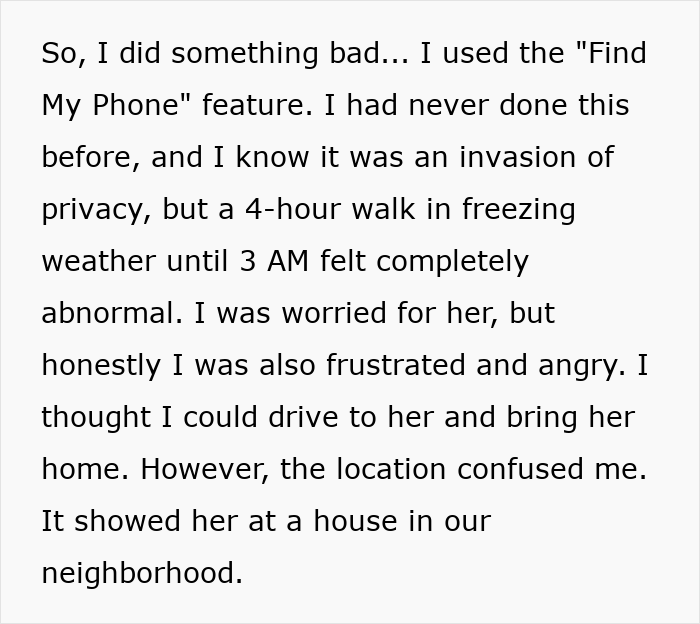 Man Ends 16-Year Marriage After Tracking Wife's Phone And Seeing Where She Went On Night "Walks" Man Ends 16-Year Marriage After Tracking Wife's Phone And Seeing Where She Went On Night "Walks"