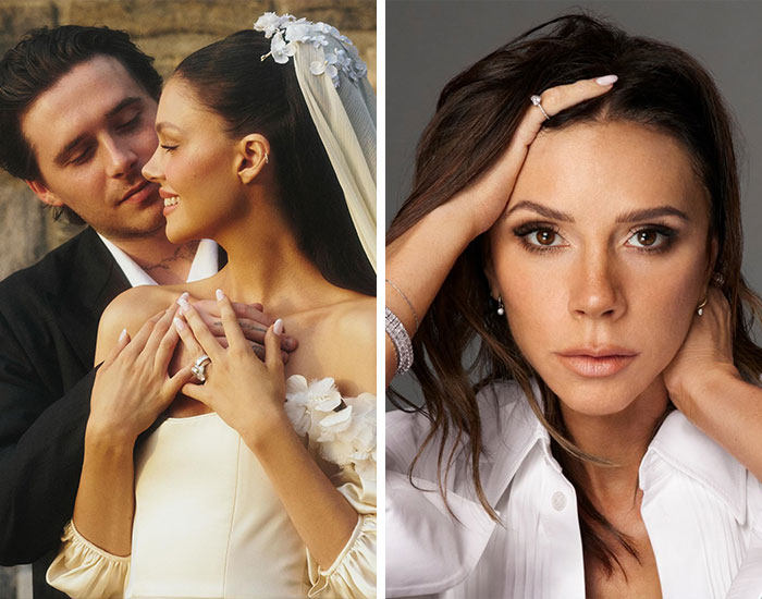 Couple in wedding attire embracing, and close-up of a woman with intense expression, highlighting major celebrity scandals.