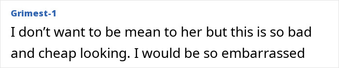 Screenshot of a social media comment criticizing Rachel Zegler's see-through dress as cheap and embarrassing. Screenshot of a social media comment criticizing Rachel Zegler's see-through dress as cheap and embarrassing.