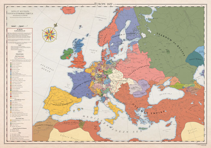 A Series Of Maps Depicts The History Of Europe Over Hundreds Of Years
