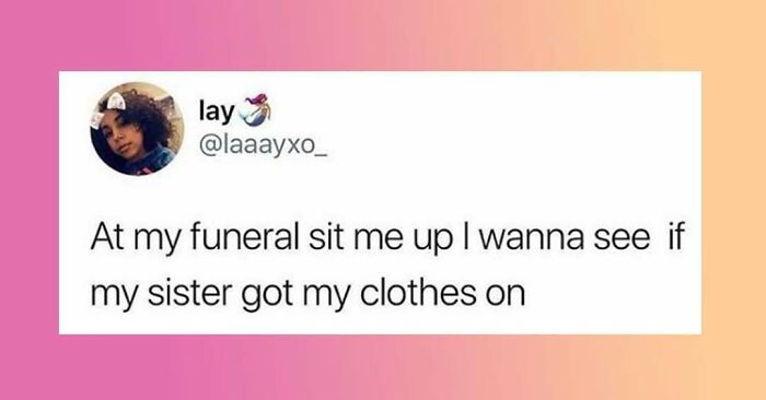 A humorous sibling meme about checking if a sister borrowed clothes, illustrating sibling relationships and dynamics.