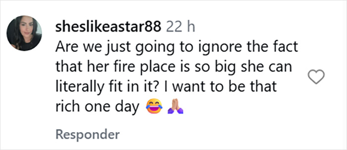 Comment highlighting a large fireplace in Jennifer Lopez fans noticing a depressing detail in new Christmas video. Comment highlighting a large fireplace in Jennifer Lopez fans noticing a depressing detail in new Christmas video.