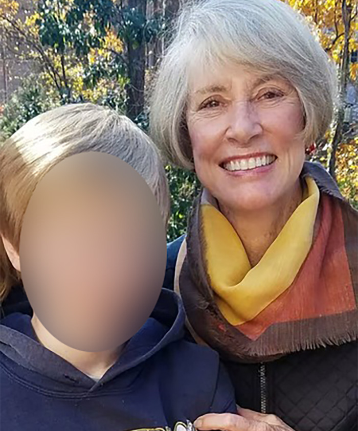 Older woman smiling outdoors with blurred boy, highlighting ChatGPT accused of turning son against his mother before final act. Older woman smiling outdoors with blurred boy, highlighting ChatGPT accused of turning son against his mother before final act.