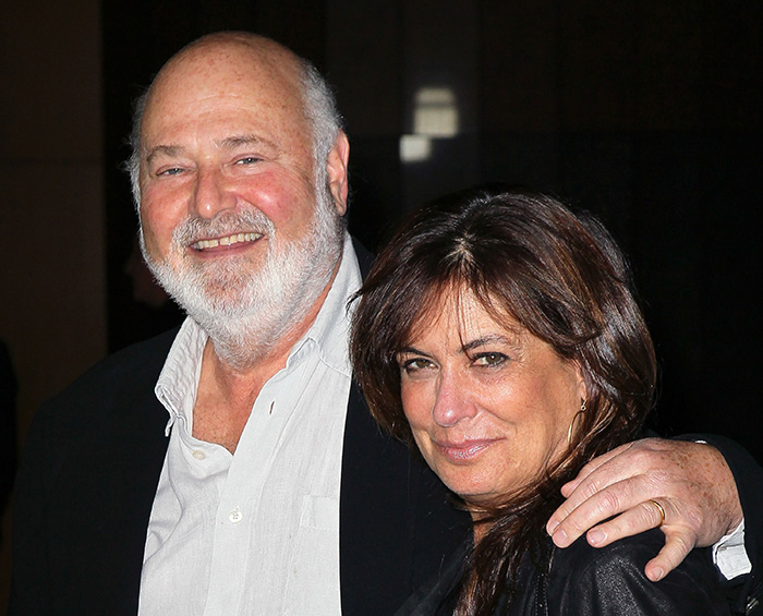 Rob Reiner smiling with a woman, showcasing Hollywood icon friendship moments before passing revealed by Eric Idle. Rob Reiner smiling with a woman, showcasing Hollywood icon friendship moments before passing revealed by Eric Idle.