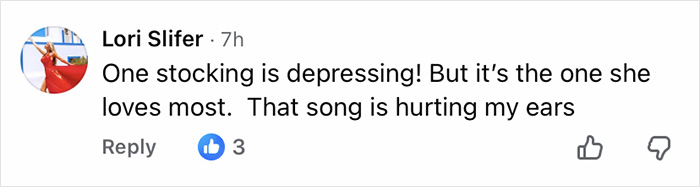 User comment on social media mentioning one stocking as a depressing detail fans notice related to Jennifer Lopez Christmas video. User comment on social media mentioning one stocking as a depressing detail fans notice related to Jennifer Lopez Christmas video.
