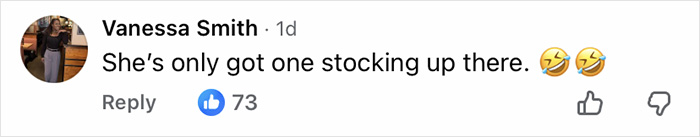 Comment by Vanessa Smith noting one stocking in Jennifer Lopez Christmas video, highlighting fans' observation of a depressing detail. Comment by Vanessa Smith noting one stocking in Jennifer Lopez Christmas video, highlighting fans' observation of a depressing detail.