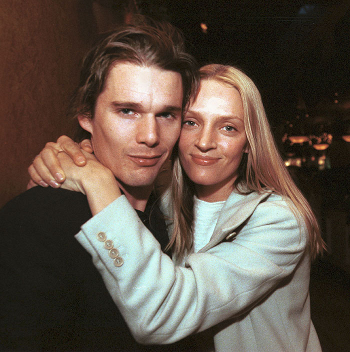 Ethan Hawke and Sydney Sweeney posing closely, sparking online firestorm over their pairing in recent media coverage. Ethan Hawke and Sydney Sweeney posing closely, sparking online firestorm over their pairing in recent media coverage.