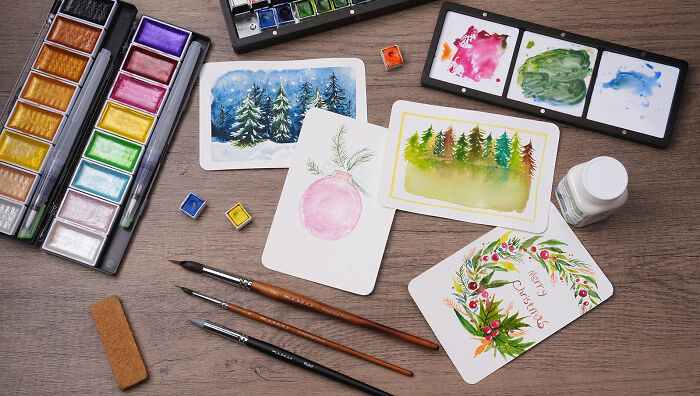 I Decided To Hand-Paint My Christmas Cards This Year, And Here Are 4 Easy Ideas Even Beginners Can Try I Decided To Hand-Paint My Christmas Cards This Year, And Here Are 4 Easy Ideas Even Beginners Can Try