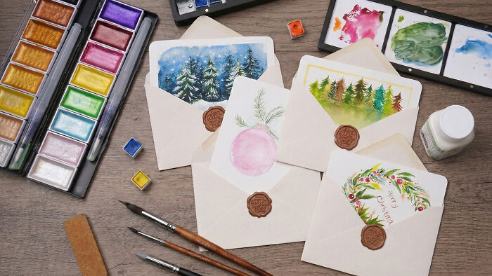 I Decided To Hand-Paint My Christmas Cards This Year, And Here Are 4 Easy Ideas Even Beginners Can Try I Decided To Hand-Paint My Christmas Cards This Year, And Here Are 4 Easy Ideas Even Beginners Can Try