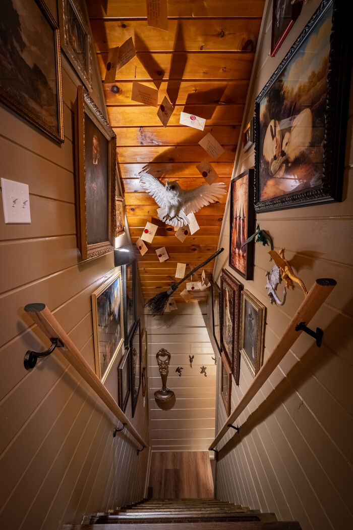 My Magical Harry Potter Cabin Has A Secret Tavern And A Portrait That Actually Moves My Magical Harry Potter Cabin Has A Secret Tavern And A Portrait That Actually Moves