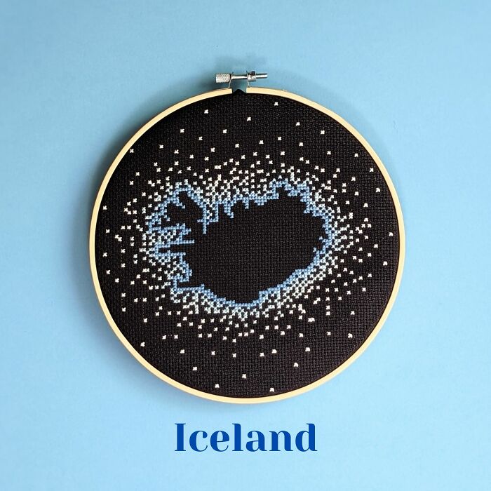 I Create Cross Stitch Patterns Of Maps, And Here Are My Most Popular Designs (22 Pics) I Create Cross Stitch Patterns Of Maps, And Here Are My Most Popular Designs (22 Pics)