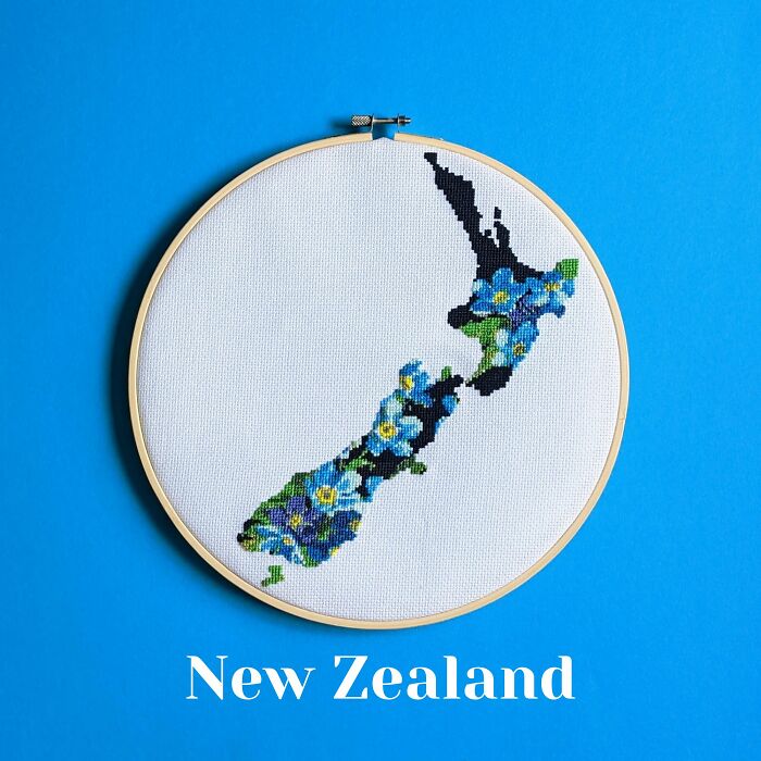 I Create Cross Stitch Patterns Of Maps, And Here Are My Most Popular Designs (22 Pics) I Create Cross Stitch Patterns Of Maps, And Here Are My Most Popular Designs (22 Pics)