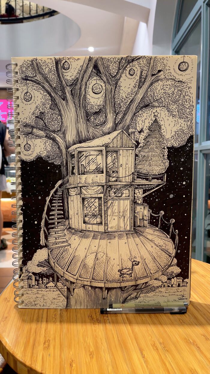 1. A Christmas Night On Tree