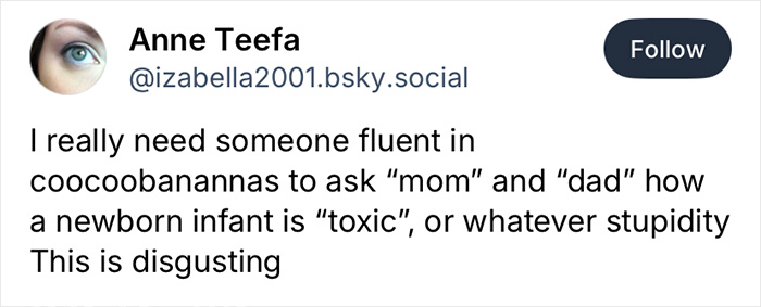 Screenshot of a social media post criticizing parents' pseudoscience related to a 5-month-old infant passing away. Screenshot of a social media post criticizing parents' pseudoscience related to a 5-month-old infant passing away.