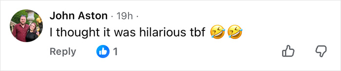 Comment on social media expressing amusement with emojis, related to the Wizard Of Oz performance outrage. Comment on social media expressing amusement with emojis, related to the Wizard Of Oz performance outrage.