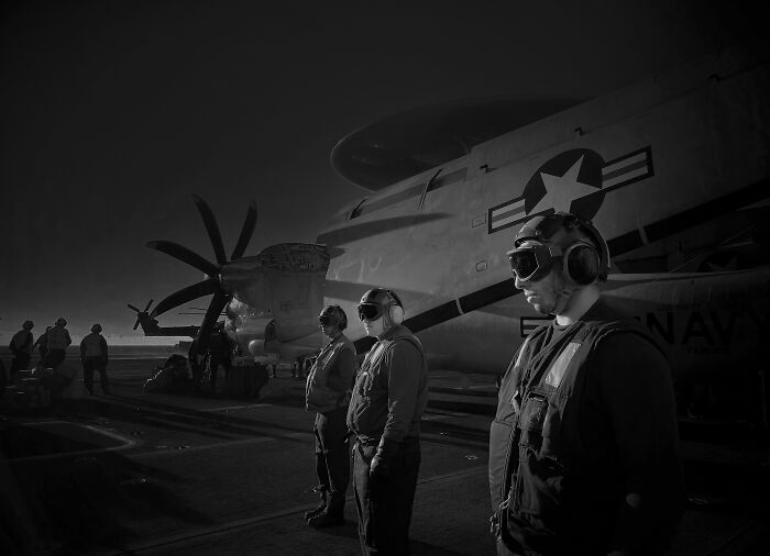 Notes From The Edge Of Modern Warfare (On Board A Nuclear Aircraft Carrier In An Undisclosed Location At Sea) By Antonio Denti