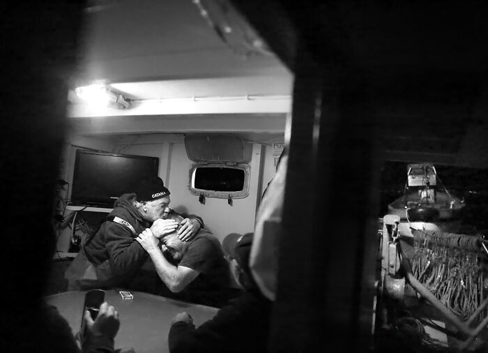 Notes From The Edge Of The Hard Life. (At Sea, Jonian Sea, Off Sicily) By Antonio Denti