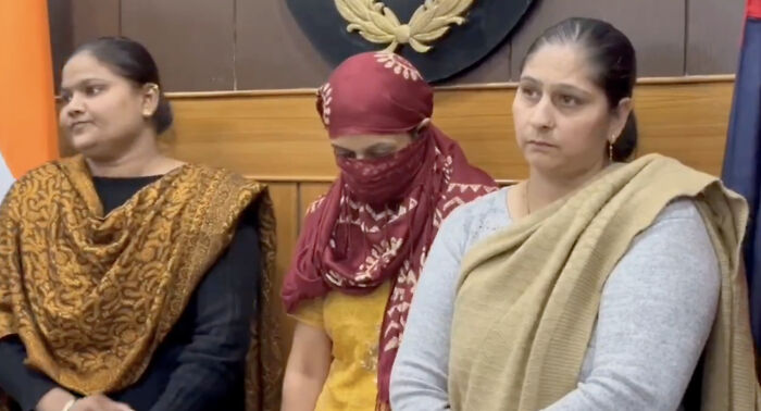 Three women with serious expressions, one partially veiled, involved in wedding tragedy and disturbing family pattern case. Three women with serious expressions, one partially veiled, involved in wedding tragedy and disturbing family pattern case.