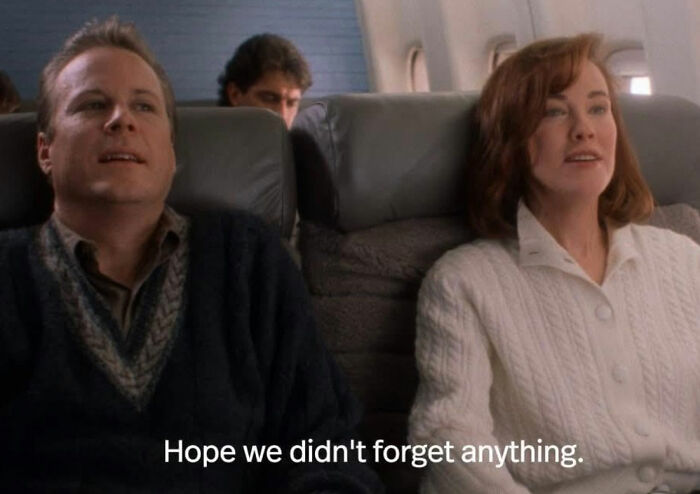 Scene from Home Alone showing Kevin’s parents seated on a plane, related to Macaulay Culkin and Kevin’s dad’s job theory. Scene from Home Alone showing Kevin’s parents seated on a plane, related to Macaulay Culkin and Kevin’s dad’s job theory.