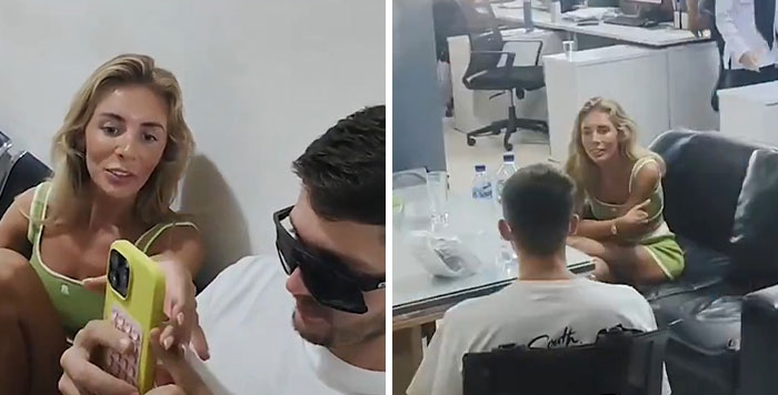 Bonnie Blue learns her fate after arrest, pictured interacting with others in casual indoor settings. Bonnie Blue learns her fate after arrest, pictured interacting with others in casual indoor settings.