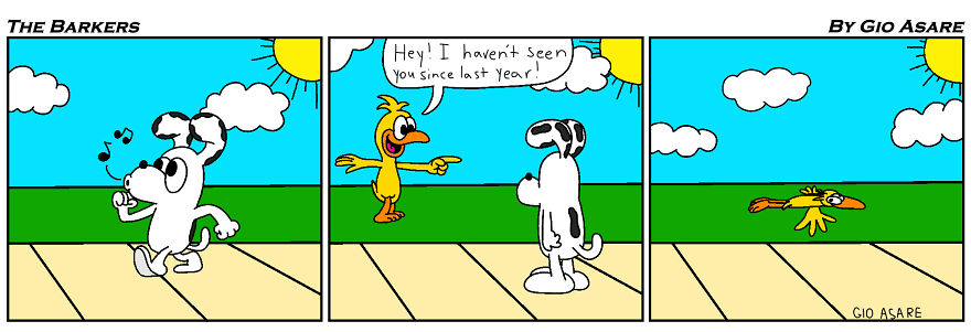 4 New Year Comics Featuring The Barkers