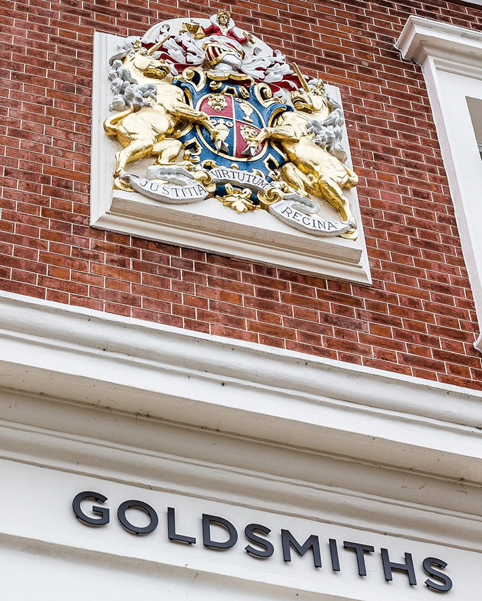 Goldsmiths building facade with ornate crest, symbolizing reputation linked to wealthy US student behavior after altercation. Goldsmiths building facade with ornate crest, symbolizing reputation linked to wealthy US student behavior after altercation.