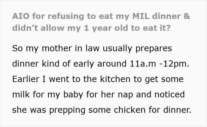 Woman loses appetite after seeing how her mother-in-law prepares chicken, worried about her child's health and safety. Woman loses appetite after seeing how her mother-in-law prepares chicken, worried about her child's health and safety.