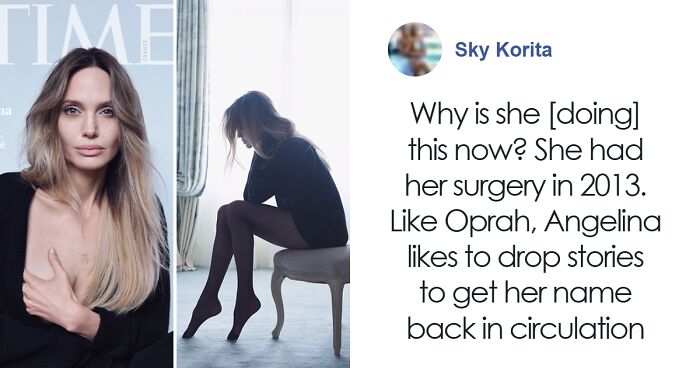 Angelina Jolie Shares Mastectomy Scars And The Internet’s Reaction Sparks Backlash