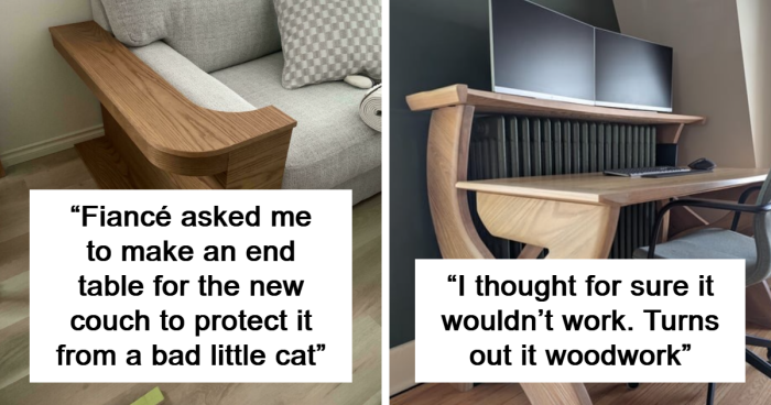 “Coolest Thing I’ve Ever Seen”: 65 Times People Made Something Amazing Out Of Wood (New Pics)