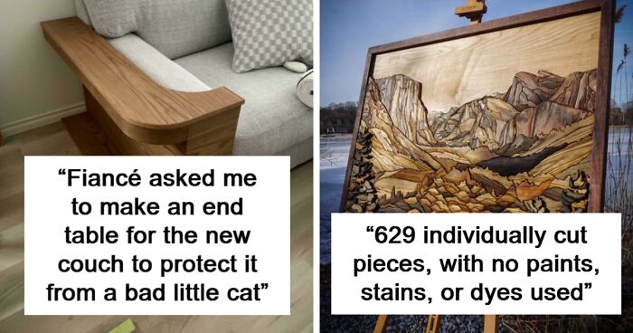 65 Times Woodworkers Carved Their Way Into Everyone’s Hearts With Their Incredible Projects (New Pics)