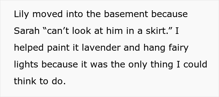 Alt text: Family conflict arises as wife shows transphobic reactions after son comes out, husband struggles with family tension.