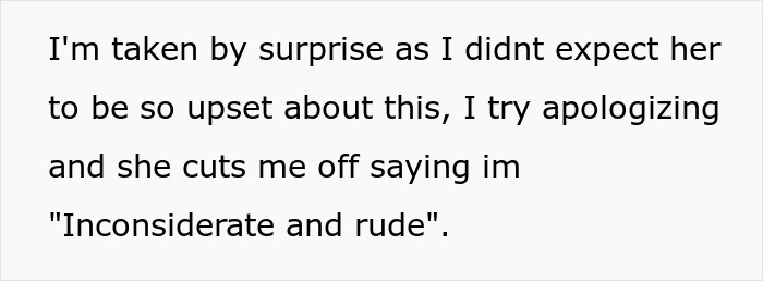 Man eating baked potato his way, confused as fiancée’s mother expresses disgust and calls him rude and inconsiderate.