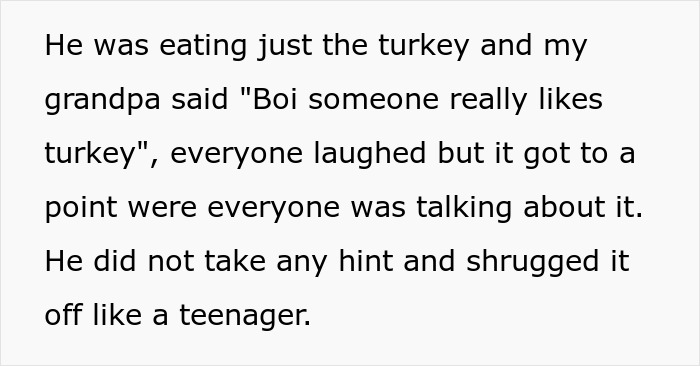 Man can't control his hunger as he rips through turkey, girlfriend embarrassed in front of family during a meal. Man can't control his hunger as he rips through turkey, girlfriend embarrassed in front of family during a meal.