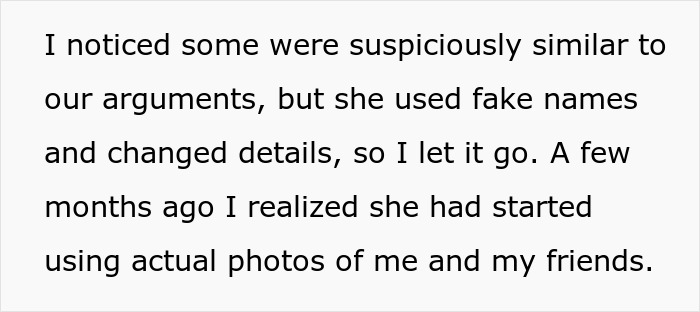 Text showing a woman upset as her sister built TikTok fame by lying about her, causing family belief issues.