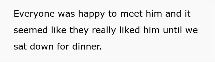 Man struggling to control his hunger while girlfriend looks embarrassed in front of family during turkey dinner. Man struggling to control his hunger while girlfriend looks embarrassed in front of family during turkey dinner.