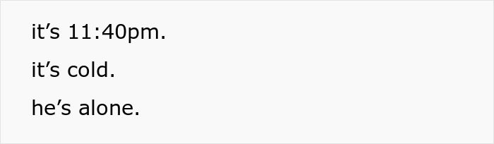 Text graphic with phrases about guilt and solitude related to calling CPS about a coworker&rsquo;s 9-year-old child.