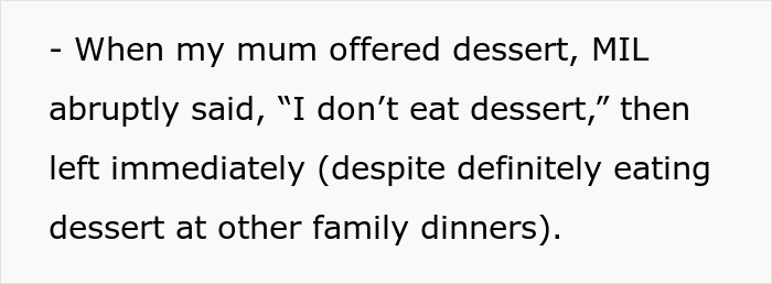 Text post about a woman hosting a casual Christmas where her toxic mother-in-law offends and disrupts the event. Text post about a woman hosting a casual Christmas where her toxic mother-in-law offends and disrupts the event.