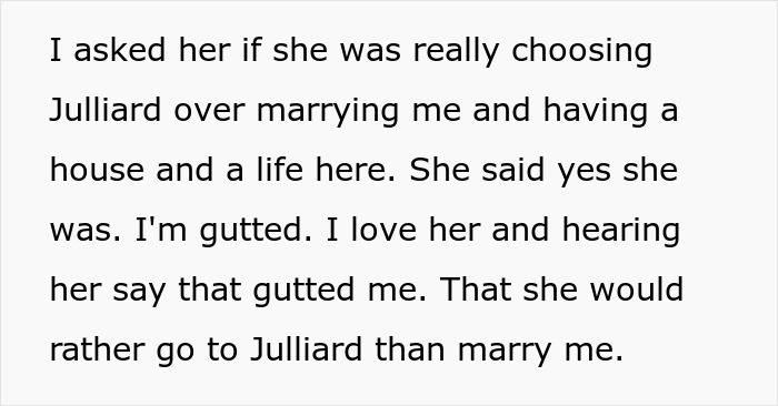 Guy Can't Believe GF Won't Abandon Her Dreams To Be With Him, Whines Even A Year After The Breakup